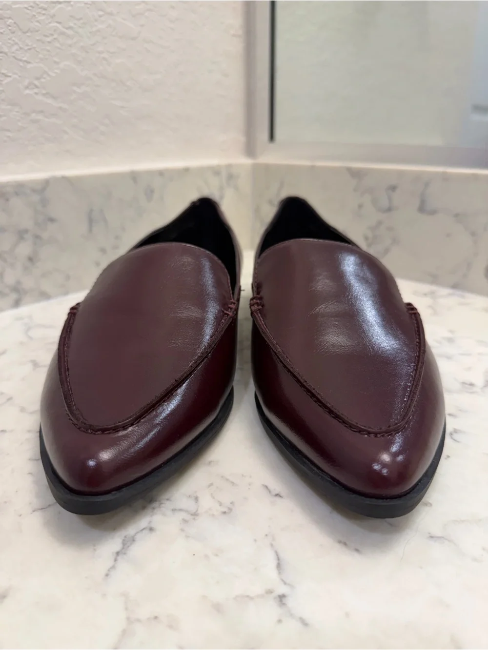 DV by Dolce Vita Island Burgundy Pointed Toe Loafers Women’s Size 11 NWOB
